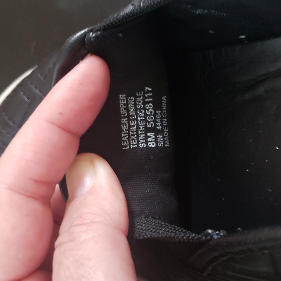 Tory Burch Quilted Sneakers; Black with White soles; Size 8M; Leather Uppers - Picture 7 of 9